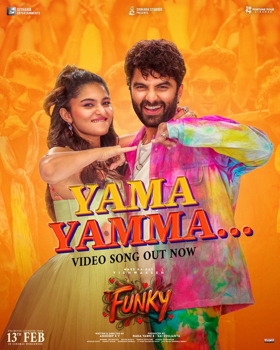 FilmyBowl's tweet photo. #Funky 3rd Single #YamaYamma out now! π₯
β https://t.co/aLUBW0ljGS https://t.co/4BoInabhFB