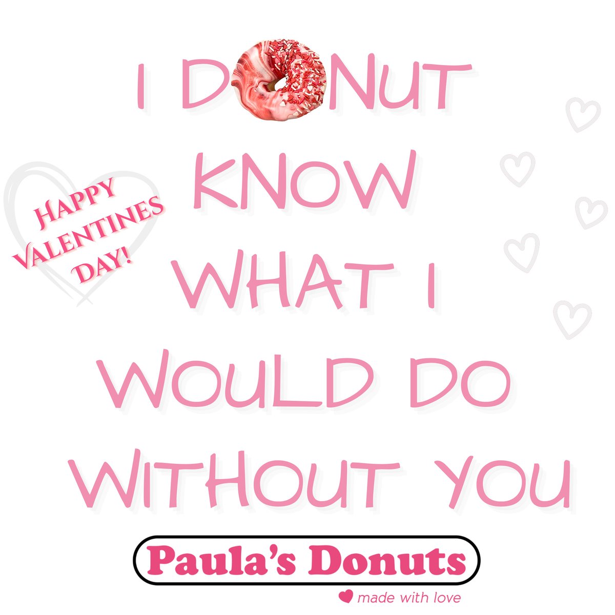PaulasDonuts's tweet image. Valentine's Day is Saturday!!
Give someone special a Sweet Treat!

Order online for a quick pick-up: paulasdonuts.com

#madewithlove #valentinesday #valentines #treatyourself #donuts #cannoli #redvelvet #cherry #valentinesdaygiftideas
