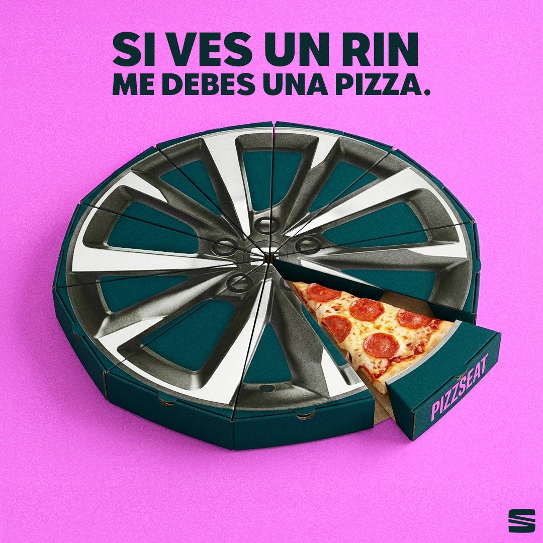 En el #DíaDeLaPizza 🍕 el antojo viene en forma redonda, a veces de queso, a veces de Rines. 😎✨Sólo los Sunriders entenderán.