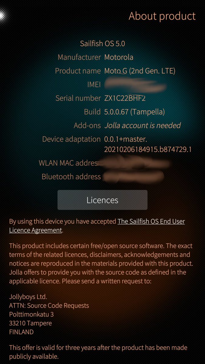 Thanks to mal the longest supported sfos devices is still supported! x2 also gets update. Check your updater soon

(you will need to mostlikely disable storeman repo(s))