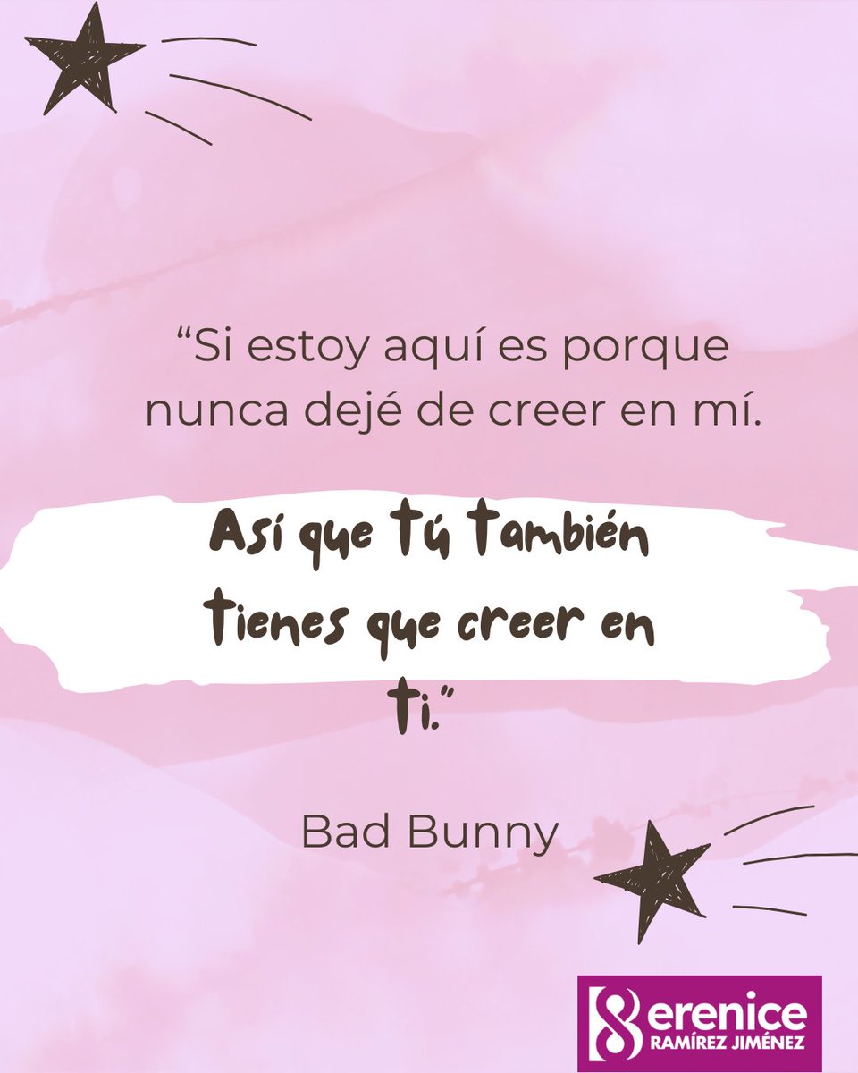 No dejemos de creer en nosotros. Lo podemos lograr.

#BadBunny 
#SuperBowl