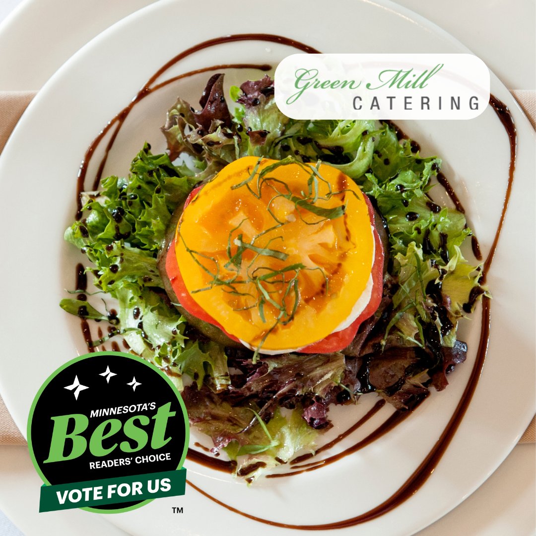 GreenMillCaters's tweet photo. Help Us Win Best Caterer! 🍽️
Green Mill Catering has been nominated for Star Tribune Reader's Choice as Minnesota’s Best Caterer! Your vote can make a big difference:
🍽️ Vote now: https://t.co/BtoB0CAn3p 
🍽️ Choose Green Mill Catering
🍽️ Submit your vote! https://t.co/woar6inWDe