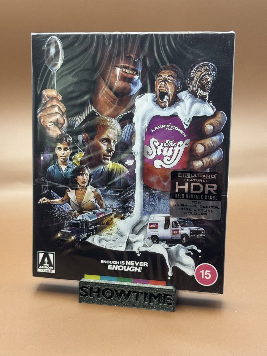 jasonimpey's tweet image. Quite a blast, good trashy fun #thestuff #4kuhd #arrowvideo #physicalmedia #trashyhorror