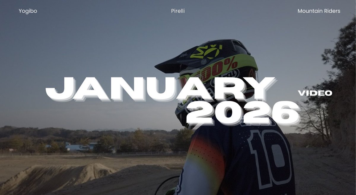 『2026  1月の練習🛵』アップしました⤴️
見て下さい👀
youtu.be/Gr_3HbgHz2g?si…

#yogibo 
#pirelli 
#motul 
#mountainriders