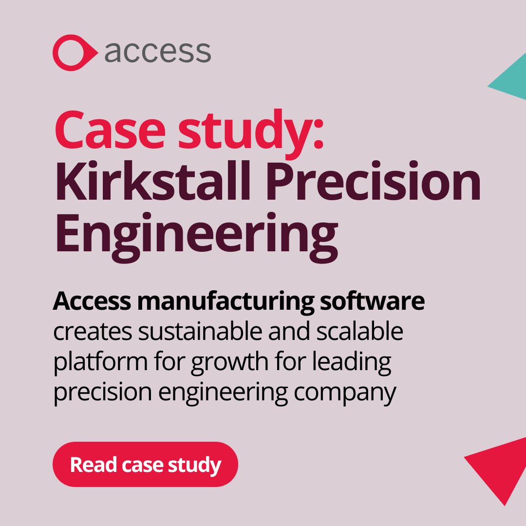 Discover how Kirkstall Precision Engineering achieved next-level efficiency and growth using our MRP software
👉 Read the full case study here: ow.ly/7ywY50Y9753
To learn more about our Manufacturing Suite, visit: ow.ly/JTLB50Y9754

#ManufacturingInnovation #CaseStudy