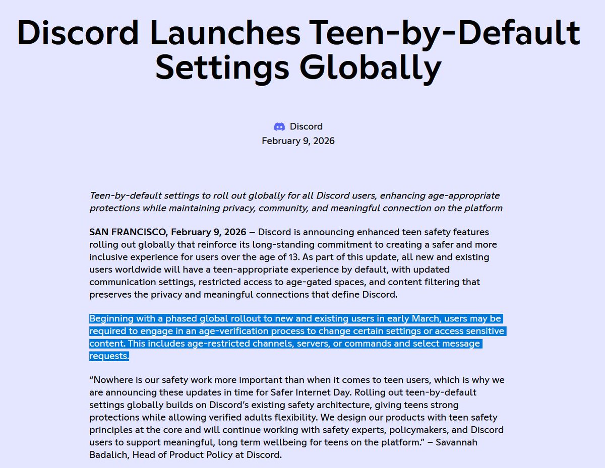 AzakaSekai_'s tweet image. is Discord being for real