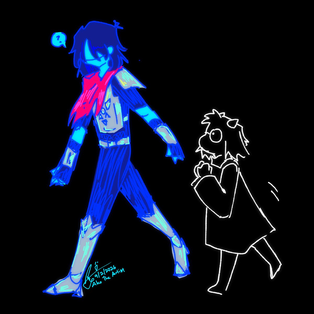 their shadow looks a little different this time