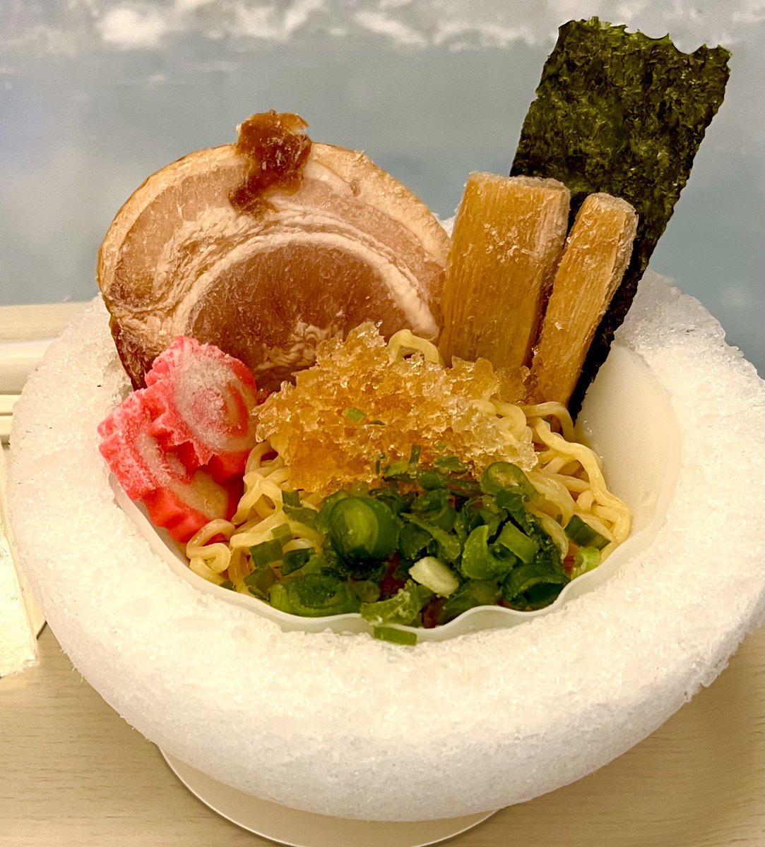 氷のラーメン