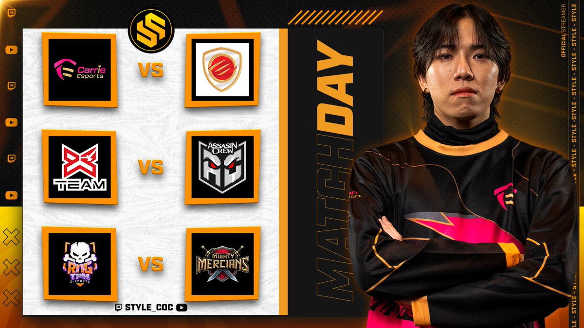 🥳 LIVEEEEEEEE!

Feliz Lunes a todo el Mundo! Arrancamos la Semana de la mejor manera posible! 😍

🏆 Defy Or Die - PuXas - Placebo | Cup

✅ Carrie Esports 🆚 Olympus EA
✅ Assassin Crew 🆚 X-Team
✅ RNG x TPM 🆚 Mercian Bears

TODO el MUNDO para DENTRO! ❤️

🟣