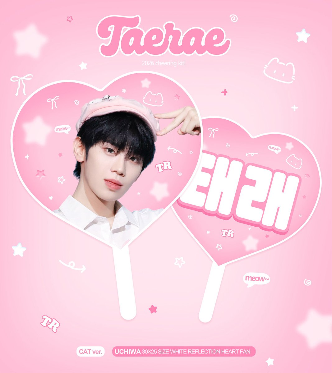 2026 Cheering Kit for TAERAE
[𝗛𝗘𝗥𝗘&amp;𝗡𝗢𝗪] ENCORE in SEOUL 
©Unyangtaerae

🇰🇷한국현장 수령
🗓️ 02/09 - 02/28 23:59

🔗 forms.gle/KeqZu6pX2cAEgx…

🌐 G.O → DM

#RT 추첨1분께 BLACK ver.슬로건이랑 우치와를 보내드립니다🥰💕

#김태래 #KIMTAERAE #テレ 
#제로베이스원 #ZB1 #ZEROBASEONE
