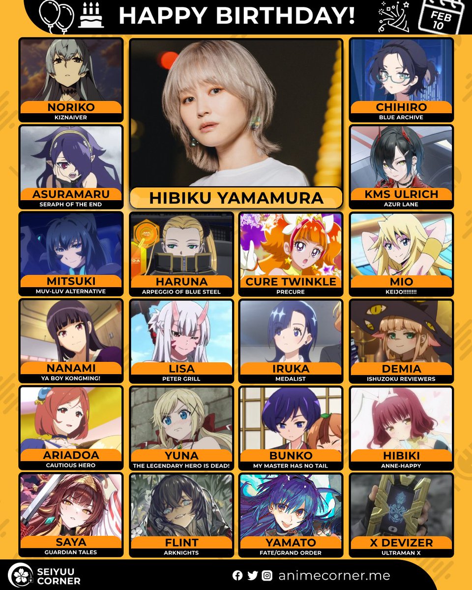 Happy birthday Hibiku Yamamura! 🎉 

Let's wish her all the best <a href="/hibiku_yamamura/">山村響🍬2月22日お誕生日お茶会開催❣️🎂</a> 

#HibikuYamamura #山村響 #山村響生誕祭2026