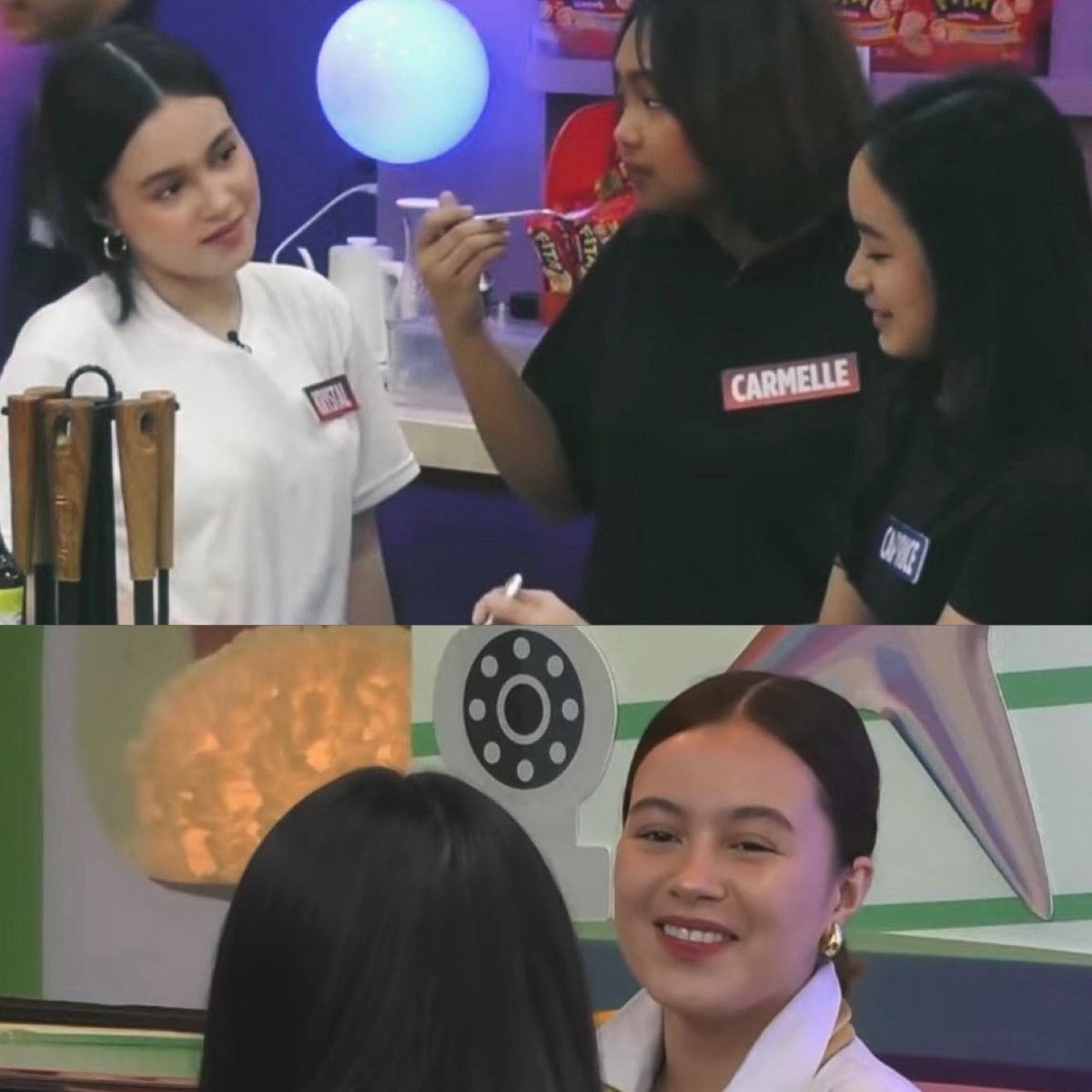 mikhwave's tweet image. kaya pala familiar HAHAHAHAHAHAHA choose your fighter nalang, guys 

#PBBCollab20BdayVacay | #capkrys