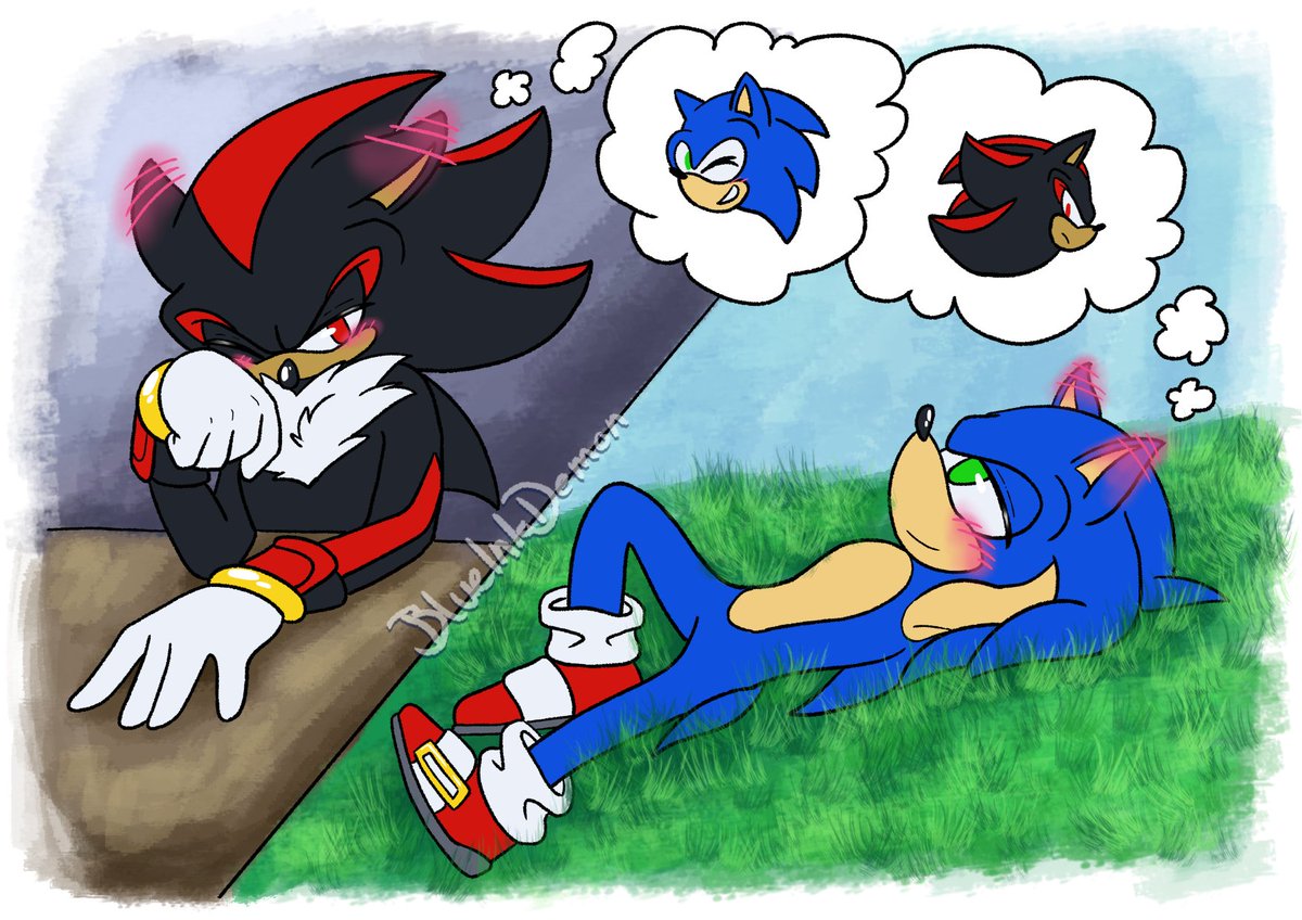 BlueInkDemon's tweet photo. Day 3: Crush
#MonthofSonadow2026 https://t.co/dOOg234kc0