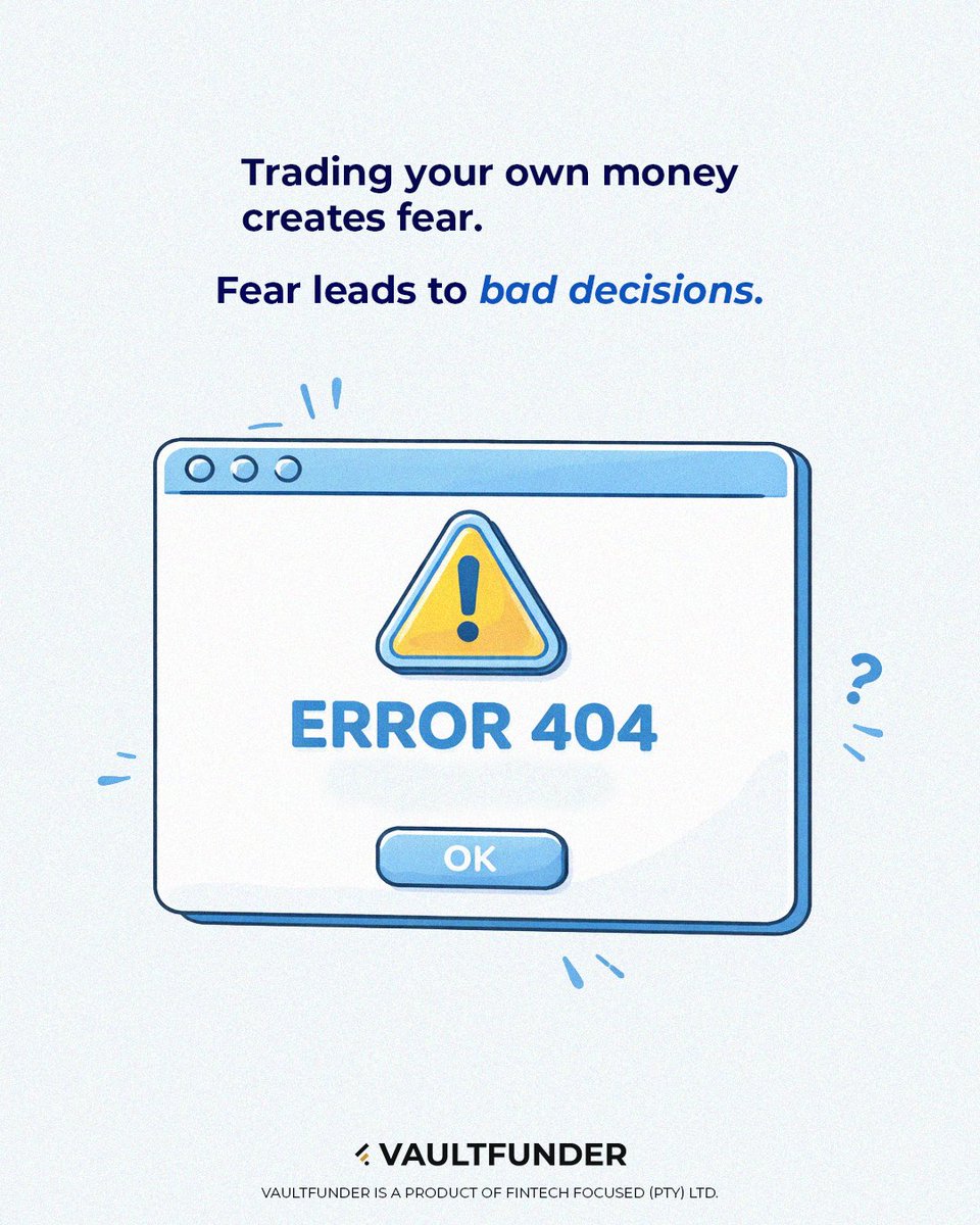 VaultFunder's tweet photo. 1/2 Why do traders use prop firms?

Not for shortcuts.
For structure.

Capital. Rules. Accountability.
Everything retail traders usually lack.

Swipe through. 👉📊

#WhyPropFirms #ForexTraders #TradingDiscipline #GetFunded https://t.co/Up5yF2kxeo