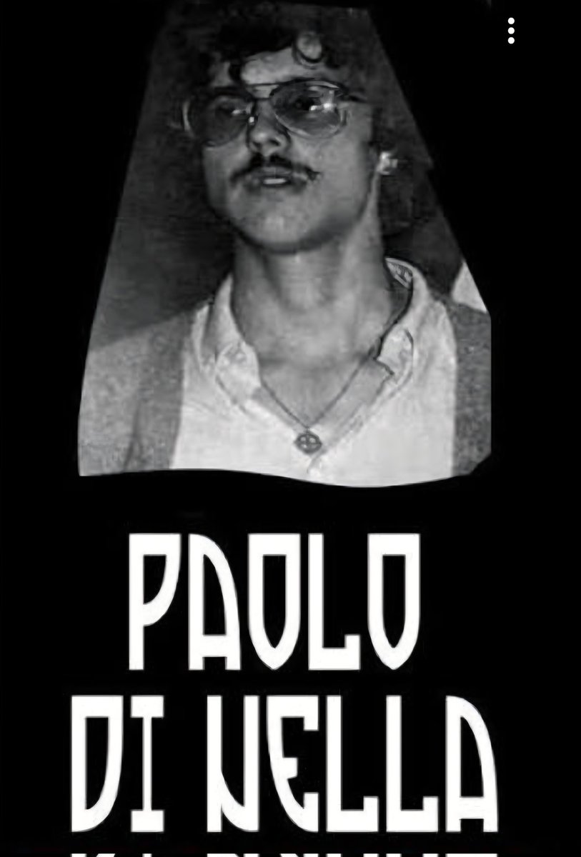ChiodiDonatella's tweet photo. Aggredito mentre attaccava i volantini del #Msi da un gruppo di #AutonomiaOperaia.
Morirà, pochi giorni dopo, il #9febbraio, con il cranio fracassato.
Come Sergio #Ramelli.
Nessuno ha mai pagato per la morte di questo ragazzo.
#ionondimentico
#PaoloDiNella #Roma
#9febbraio1983 #9febbraio2026
