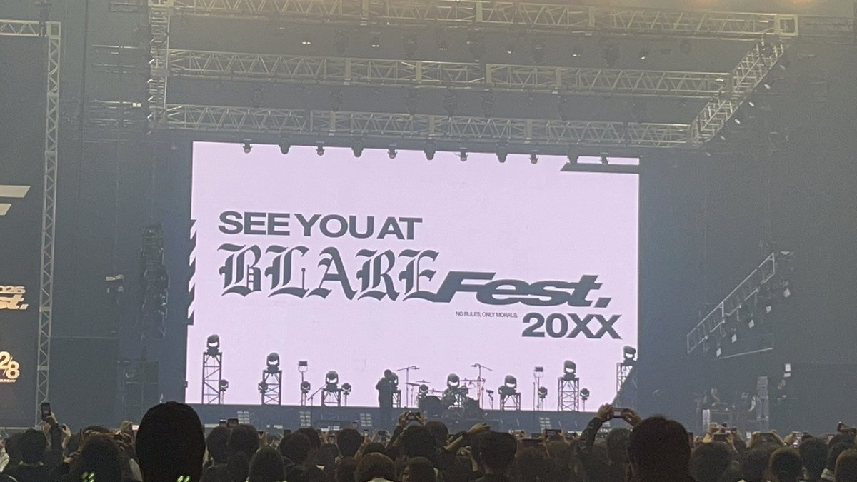 agooooo0708's tweet photo. 初めてのブレアフェス語彙力無さ過ぎて
情けないですが、生きてたらいい事あるんだと思うくらい最高でした！
現実世界戻りたくない😭 https://t.co/PK5T7quw4U