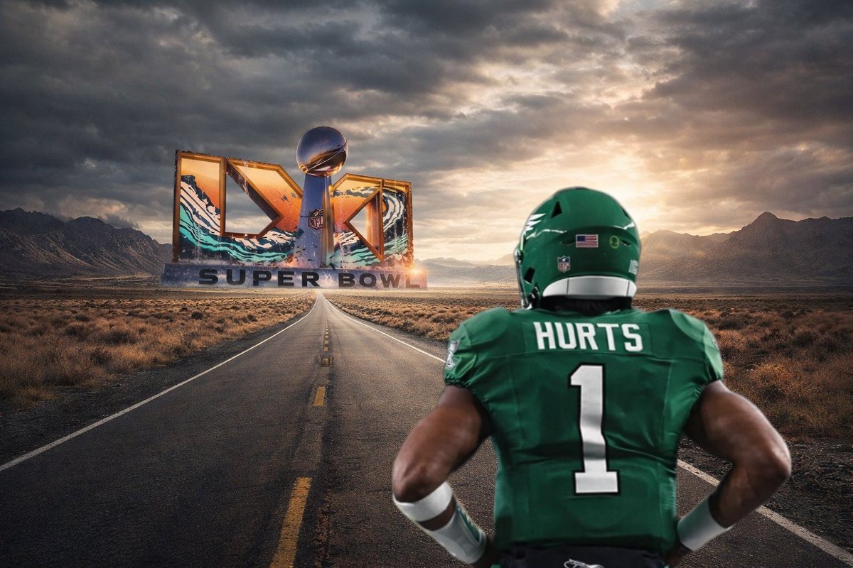 DillyPhilly215's tweet photo. The Road To Super Bowl LXI Begins Now🦅

#FlyEaglesFly https://t.co/mgw59168eo