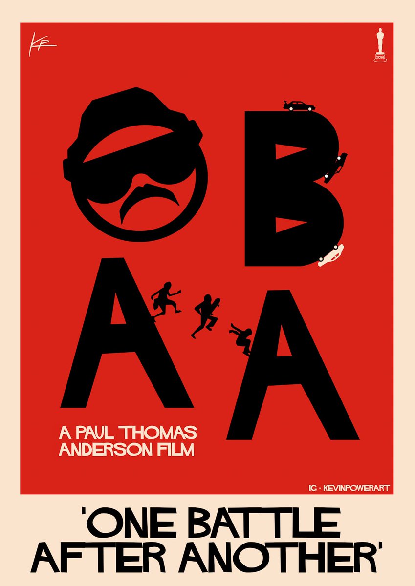 kevinpowr's tweet photo. The Sixth Poster In My 2026 Best Picture Oscar Series is...

One Battle After Another (2025)
Dir. Paul Thomas Anderson
Feat. Leonardo DiCaprio, Sean Penn, Benicio del Toro, Regina Hall, Teyana Taylor, Chase Infiniti https://t.co/wm137g1T02