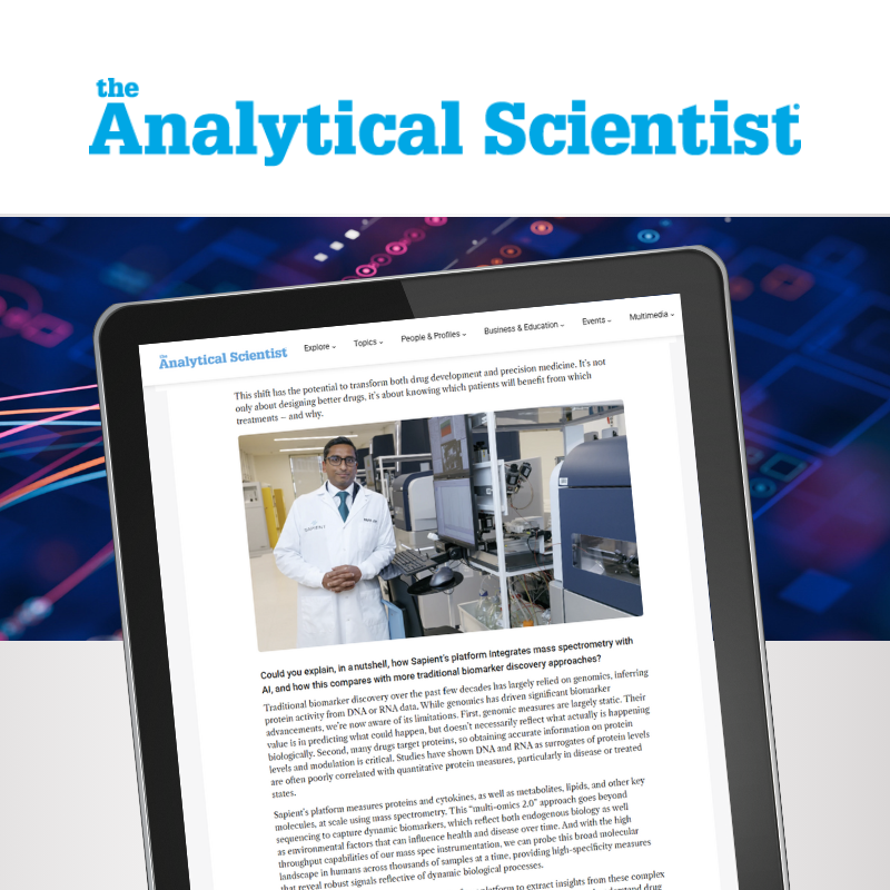 “AI reveals structure in biological complexity that humans can’t define manually—and orthogonal validation is what makes those signals trustworthy.”
— Mo Jain, MD PhD, in The Analytical Scientist  
#AI #Omics #Biomarkers 🔗lnkd.in/gYpwxUND