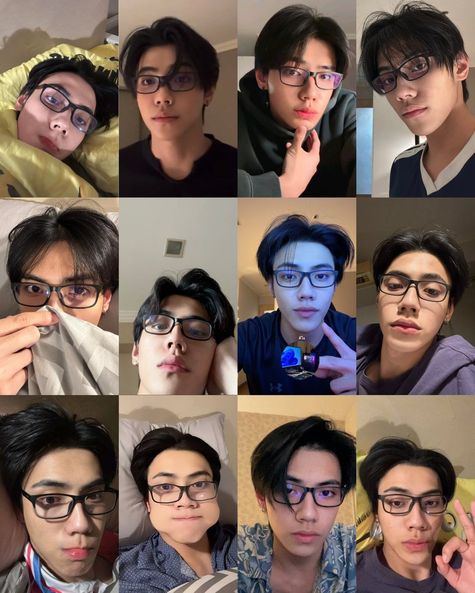 คือภีมฮีคงเป็นคนเดียวที่ใส่แว่นทรงนี้แล้วรอดจริงๆ อะ🙂‍↕️ *☝🏽ละมันมิได้รอดอย่างเดียว คือใส่แล้วมันโคดหล่อ