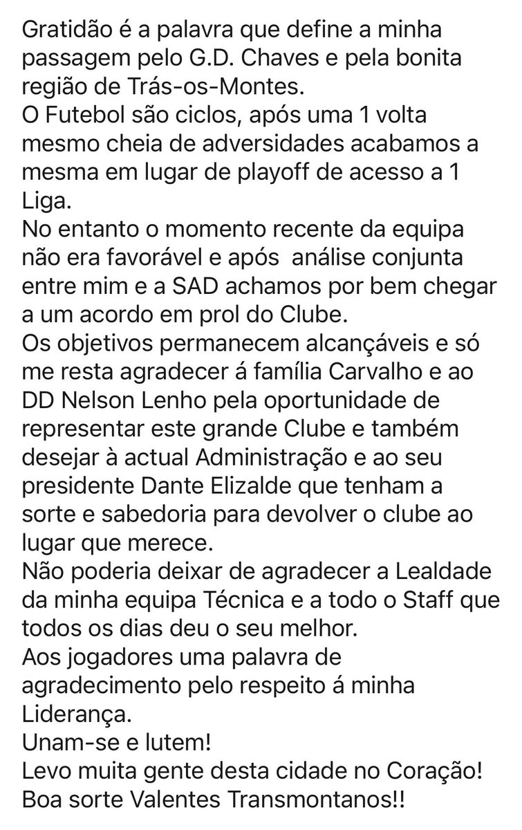 Gratidão <a href="/gdchaves1949/">Grupo Desportivo de Chaves</a>