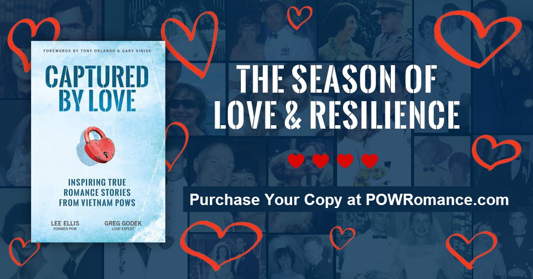 Searching for a Valentine’s gift with real heart? Captured by Love shares 20 true stories of POWs and the wives who waited for them. It’s an "impressive example of resilience" (Kirkus Reviews).

POWRomance.com #ValentinesDay #History #LoveStories #CapturedByLove