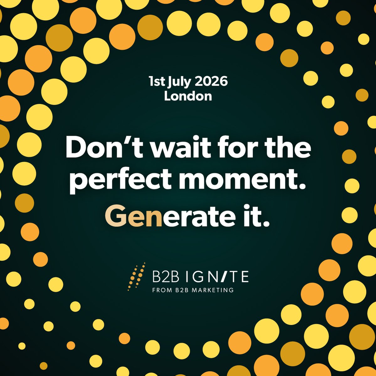 MarketingB2B's tweet photo. Tickets launch 11.02.26.

Are you ready? https://t.co/t7lIeIBrkY