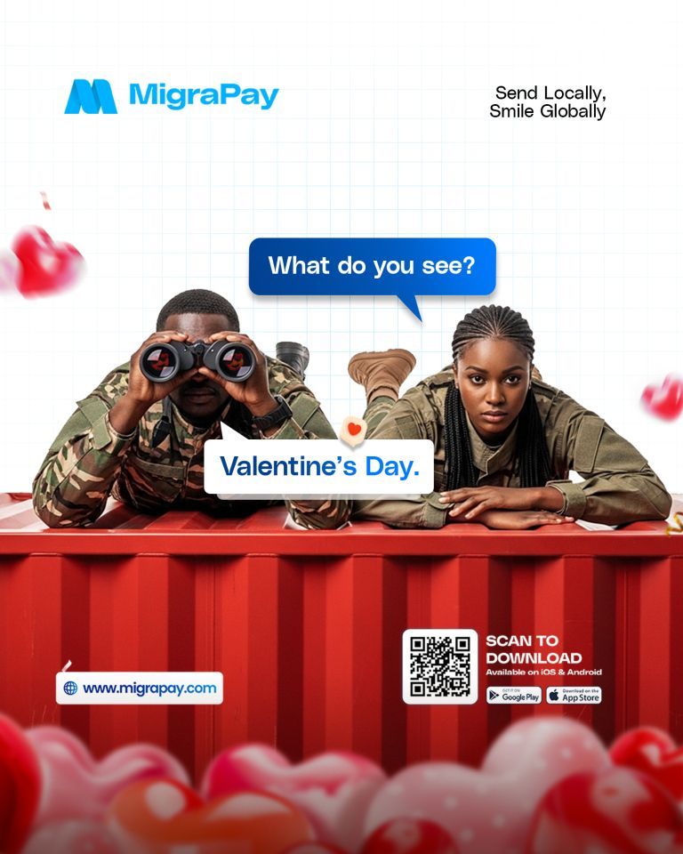 MigraPay's tweet photo. Valentine’s Day is closer than you think… 👀❤️
Good thing sending love now takes seconds with MigraPay. 
No pressure. Just saying. 

Send at great rates this weekend and beyond.
Send globally, smile locally

#monthoflove
#valentine
#sendremittance
#migrapay https://t.co/UMcayOAce7