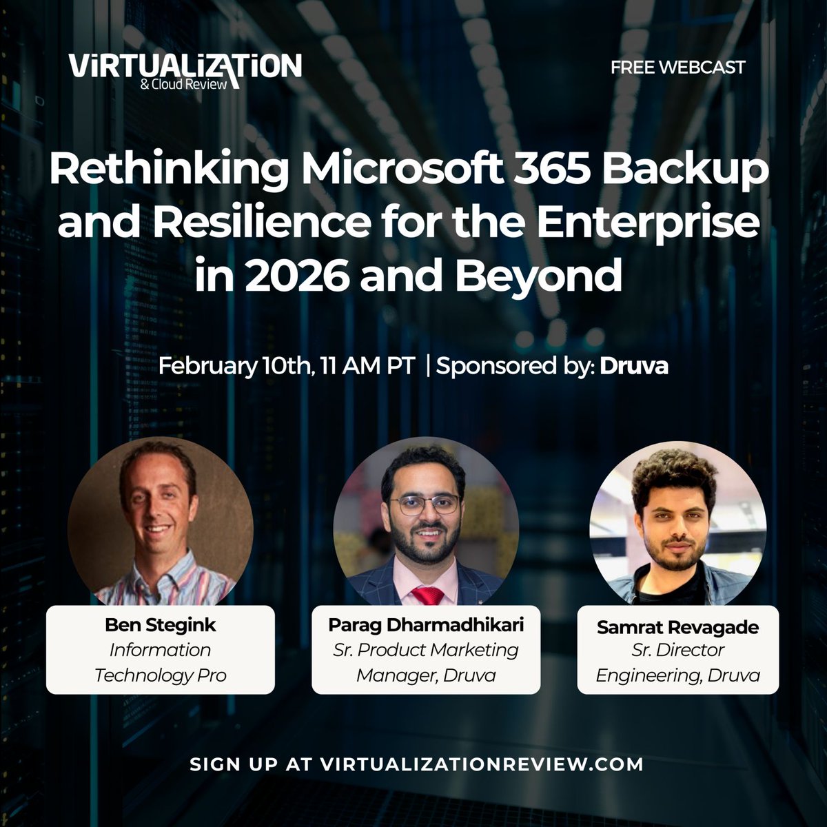 Still running a Microsoft 365 backup strategy from 2018? Tomorrow’s webcast is your reset.

Join us, sponsor <a href="/druvainc/">Druva Inc</a>, and a panel of experts tomorrow for this FREE webcast on building a future-ready Microsoft 365 resilience strategy.

Register: virtualizationreview.com/webcasts/2026/…

#MS365