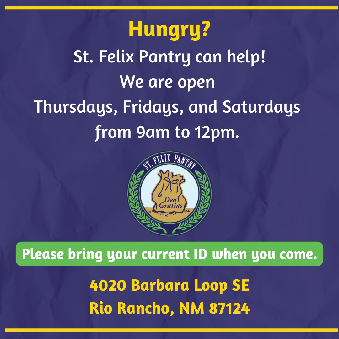 St. Felix Pantry tweet media