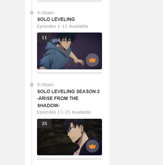 heronightfall3's tweet photo. @Crunchyroll Stop Adding Shows That Are Already On The Damn Platform As Filler On Your Damn Schedule Do Your Damn Job Instead Of Trying And Failing To Gaslight Your Customers https://t.co/iszmunZiF5