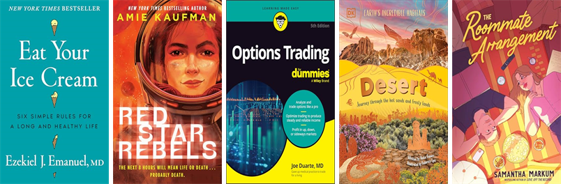 This week the Stevens Memorial Library has five new books.  New items include Eat Your Ice Cream. wowbrary.org/nu.aspx?p=1529…