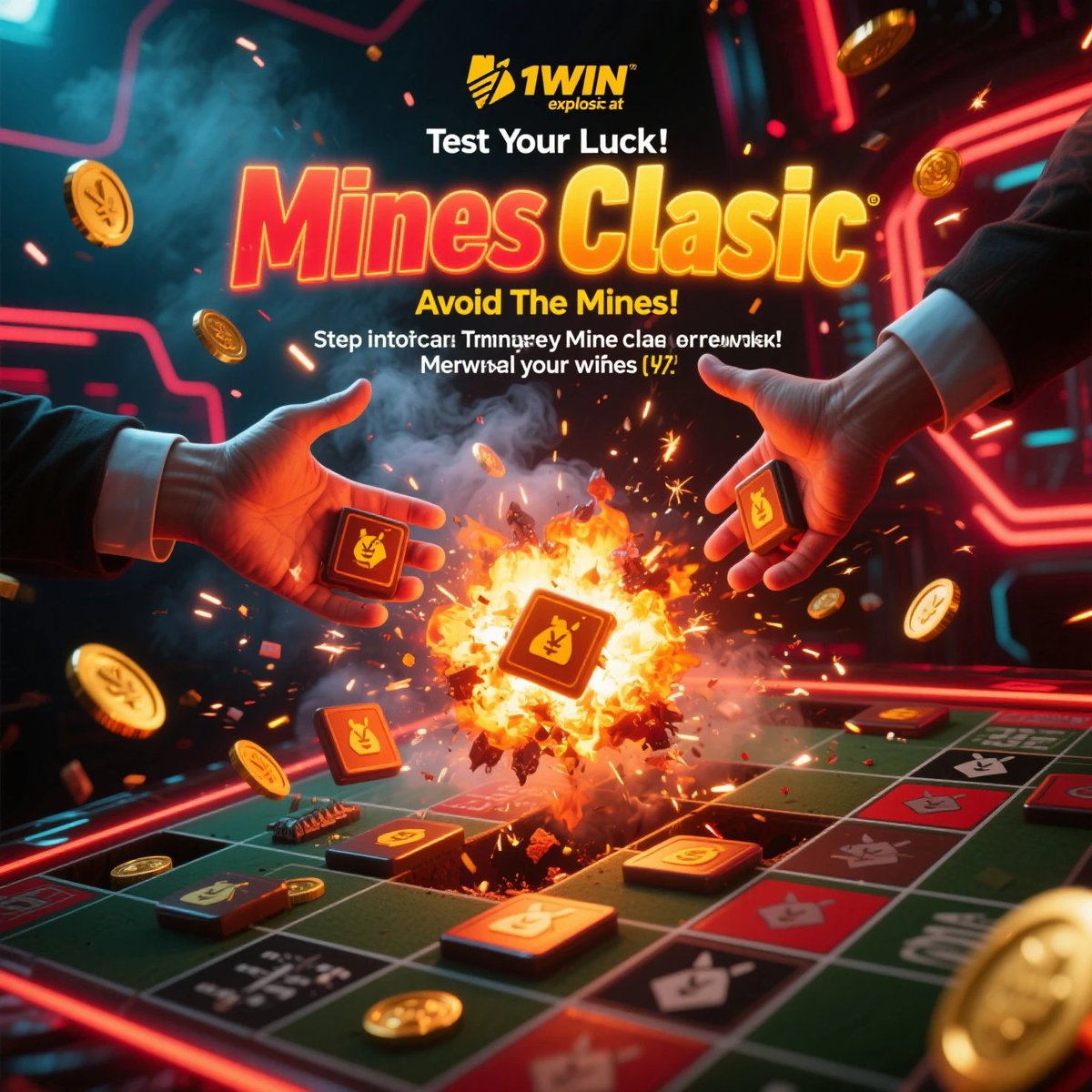JackpotTime01's tweet image. 💣 Mines Classic at 1WIN – uncover tiles, avoid the mines! ⚡
💡 Classic Minesweeper strategy meets real winnings!
 is.gd/Your_lucky 👉 Play Mines Classic today and uncover your fortune!
#MinesClassic #1WIN #FastGames #BigWins