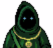 Made like a green Aster he's like Aster but green and evil