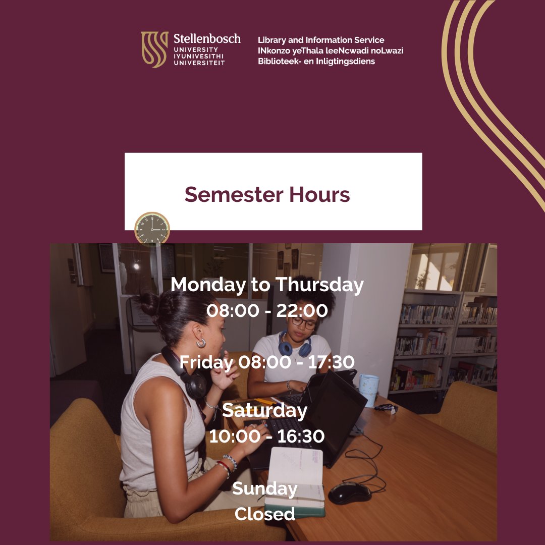 Stellenbosch University Library tweet media