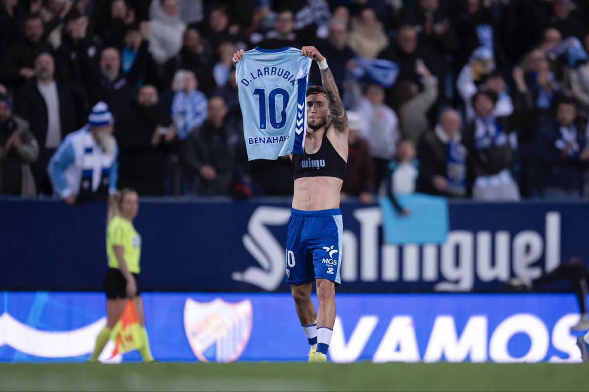 Davidlarrubia_'s tweet photo. Noche única la que vivimos ayer, lo peleamos hasta el final y lo conseguimos.🙌🏼 Increíble la Rosaleda una vez más.🩵🏟️ https://t.co/QccsVwBS9b