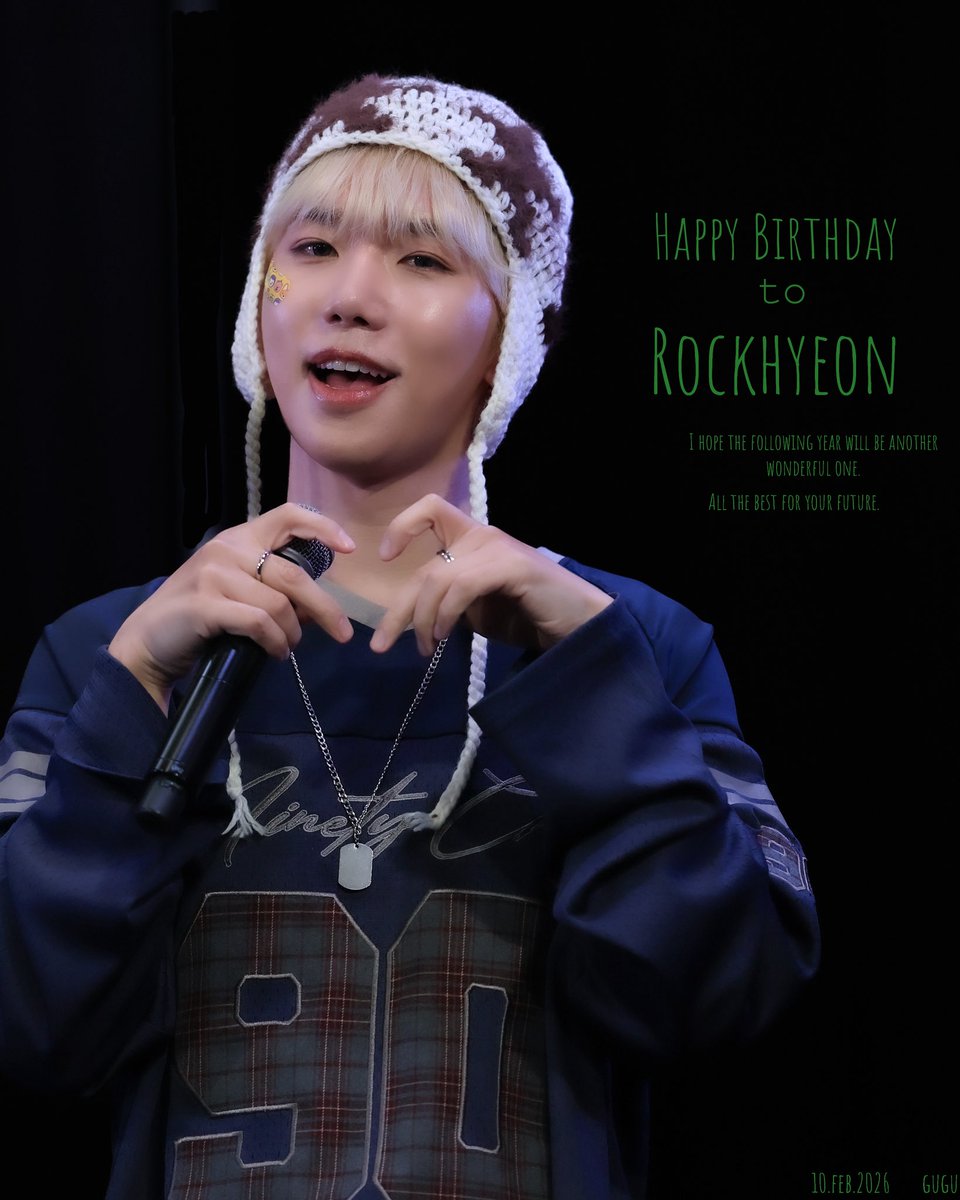 100per_gugu's tweet photo. 10.feb.2026

생일 축하합니다.
태어나 줘서 고마워요.

🍀.⋆
#Happy_RockHyeon_Day0210 
🍀.⋆

#멀티천재_영원의_우리왕자

 #록현 💚
 #ROCKHYEON 
@FAVE1_official
@gusdl210 https://t.co/o3G2eiUID7