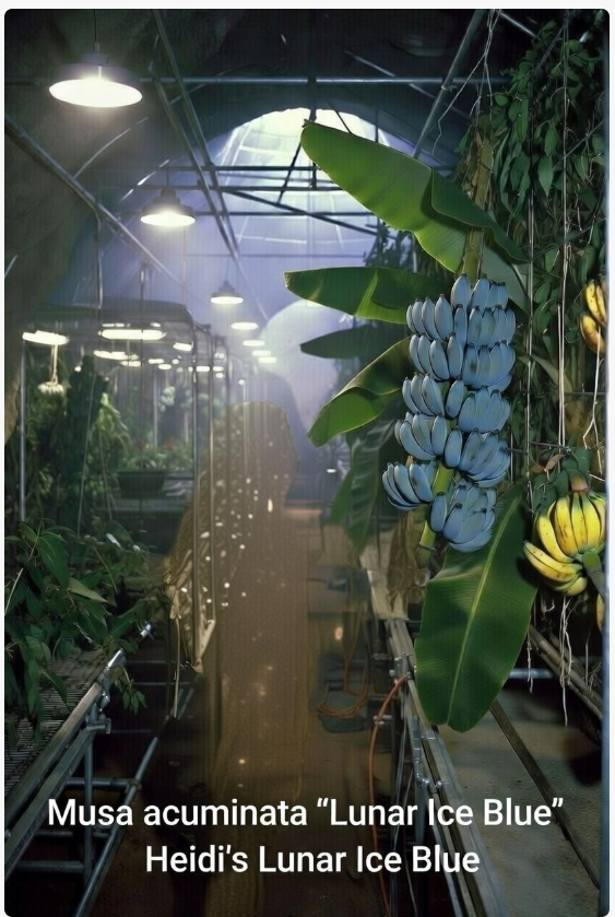 clif_high's tweet image. first off no need for growdomes on the surface when that surface will have irregular sun levels. 
Put them under ground, and make sure to grow Heidi's Lunar Blue Ice Cream Bananas for fun and nutrition....

grow them under the surface of the moon in tunnels. No need to mess with…