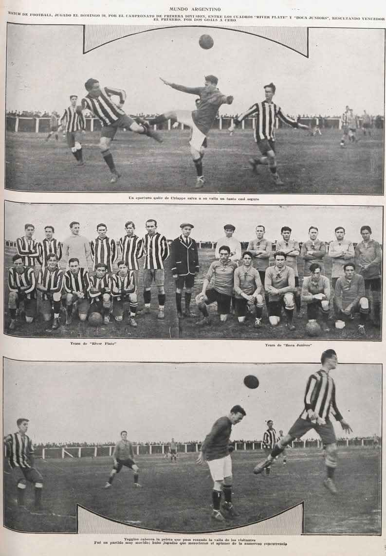 PCioccale's tweet photo. Muy buena gráfica compartida por @egerbek . Muestra como era un Superclásico allá en 1915 entre @BocaJrsOficial y @RiverPlate . Por esas cosas de la vida jugado en calle Las Flores y Acceso Sudeste en #Wilde . Fué por #CopaCompetencia y terminó 1 a 1.
@futbolarg41 @futbolretroes https://t.co/lj7gJdNIqt