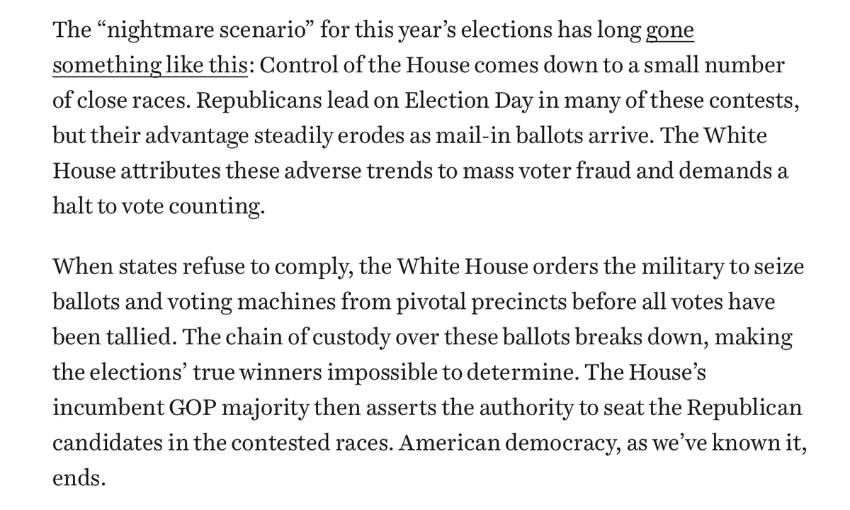 EricLevitz's tweet image. Over the past three weeks, the "nightmare scenario" for November's midterms has grown more plausible vox.com/politics/47826…