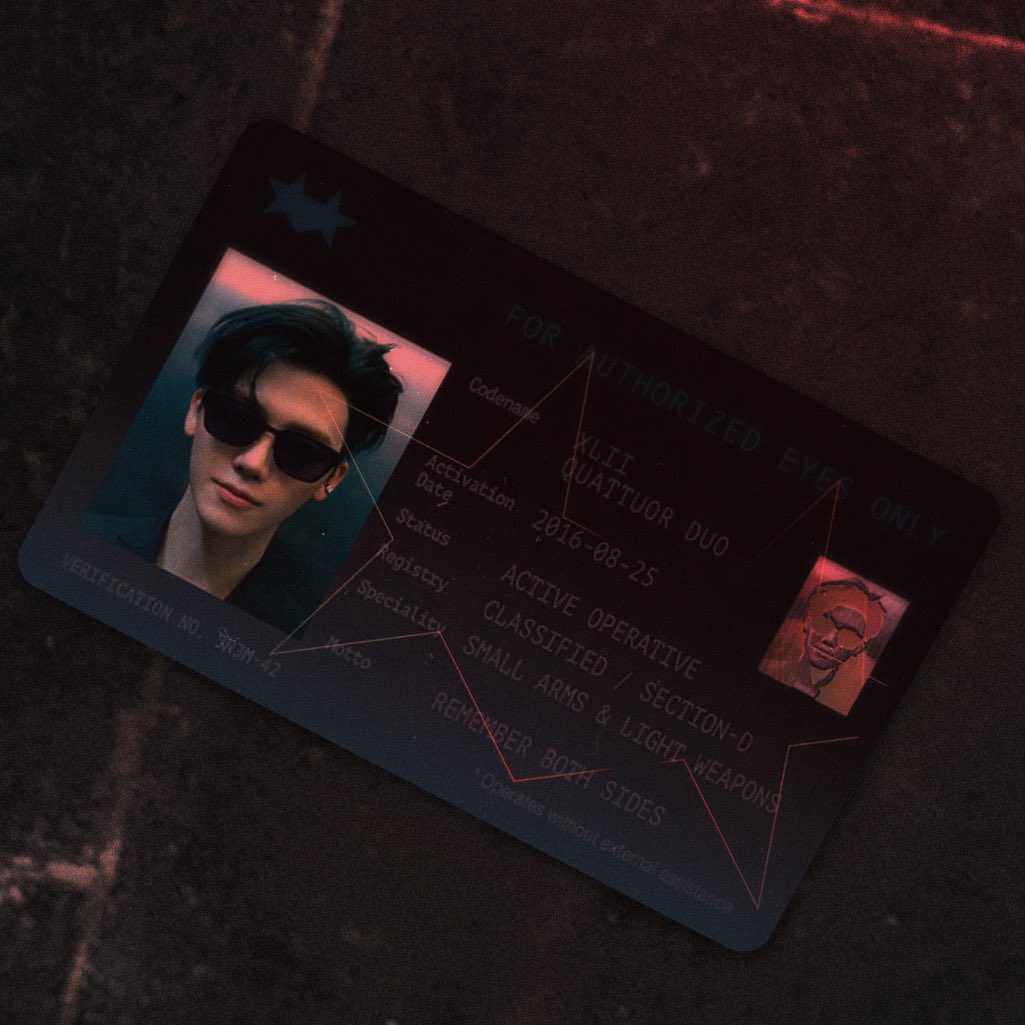 ได้เห็นบัตรข้างหลังของเจโน่กับแจมินแล้ว เท่โคดดดดดดดดด

เจโน่
โค้ดเนม: XXIII (Viginii tres) - 23
ความสามารถเฉพาะ: คำนวณวิถีกระสุน

แจมิน
โค้ดเนม: XLII (Quattuor Duo) - 42
ความสามารถเฉพาะ: อาวุธขนาดเล็ก &amp; อาวุธที่มีน้ำหนักเบา

ความสามารถเหมาะจะเป็นคู่หูเลยหนิ🥺