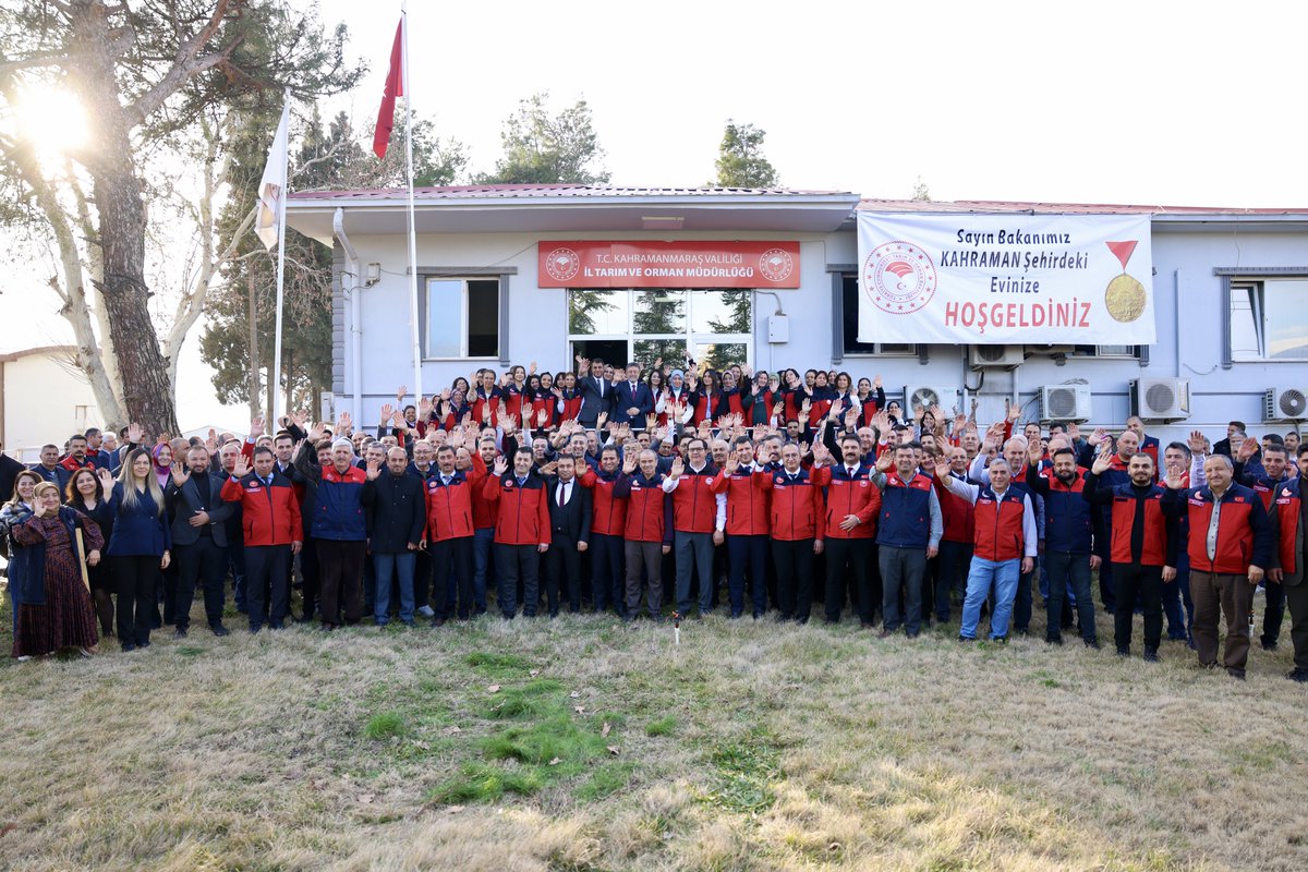 🌾 Aynı çatı, aynı yürek, aynı emek.

🫂 Kahramanmaraş’taki evimiz, ailemiz…

📍 Kahramanmaraş İl Tarım ve Orman Müdürlüğü