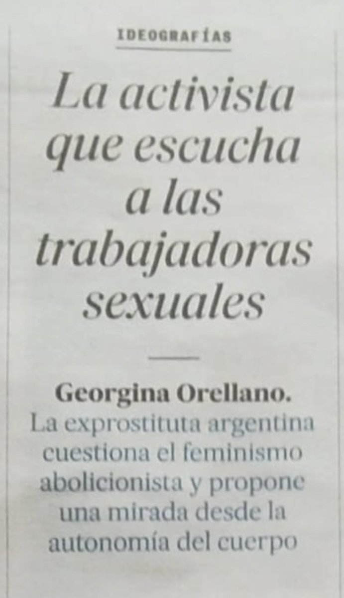 <a href="/el_pais/">EL PAÍS</a> de <a href="/jmahrens/">Jan Martínez Ahrens</a> dando voz a proxenetas y blanqueando a un pseudosindicato que acumula varias denuncias, y alguna condena, por trata, reclutamiento de mujeres vulnerables y proxenetismo. 
 No es trabajo. Es explotación.