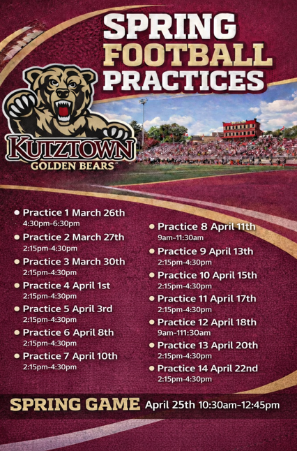Kutztown Football 🐻 tweet media