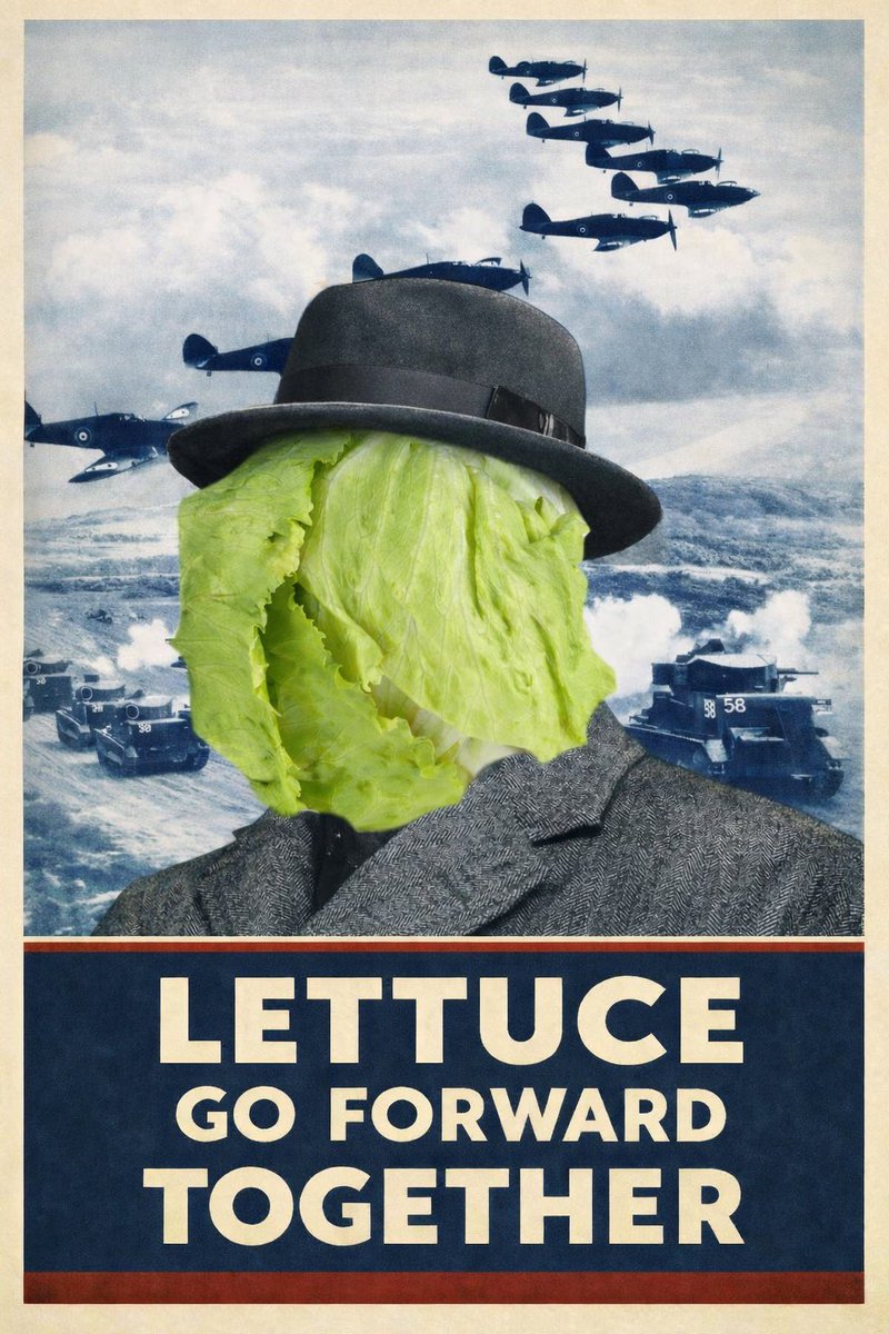 Mr__Spatula's tweet photo. @PolitlcsUK New PM incoming…. time to get the lettuce out lads! https://t.co/kfMsfgVrrp