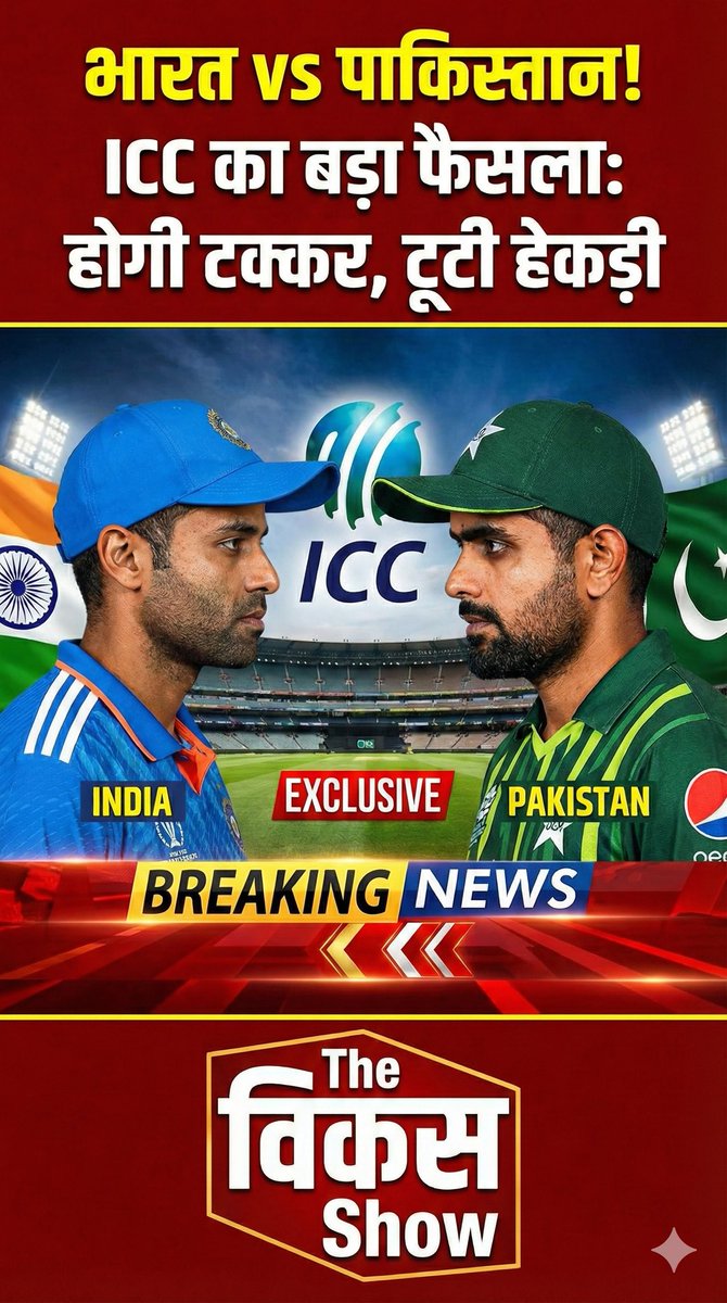 भारत पाकिस्तान के बीच होगा मैच, अकड़ गई #INDvsPAK