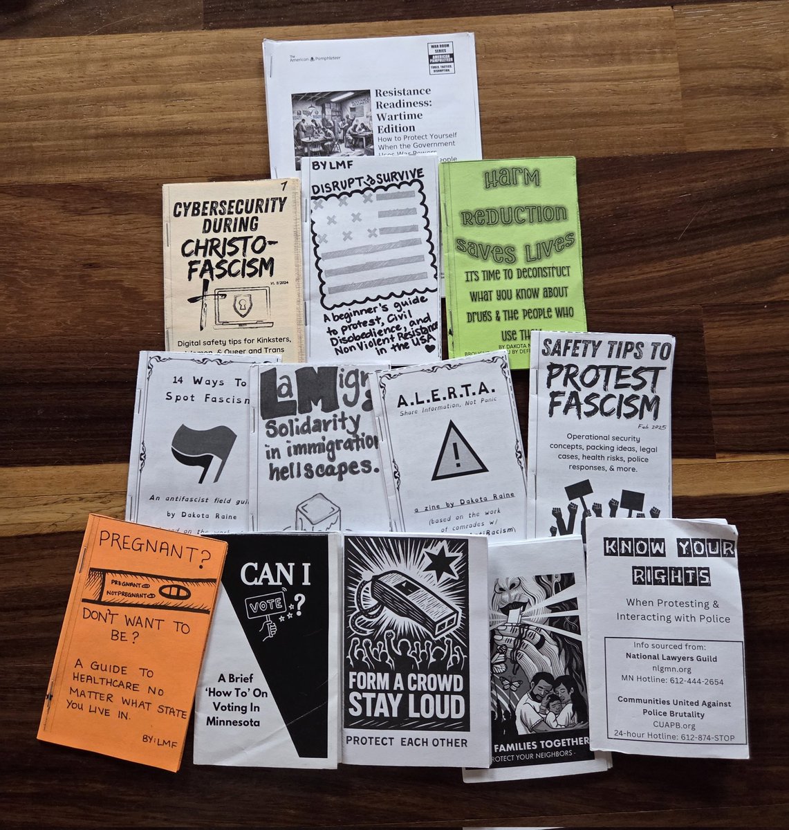This isn’t about immigration, this is a confederacy of intersectional grievance. A small selection of the literature going around these protests. And while appearing "organic" these materials are primarily coming from 2 sources - Pilsen Arts Community out of Chicago, and the