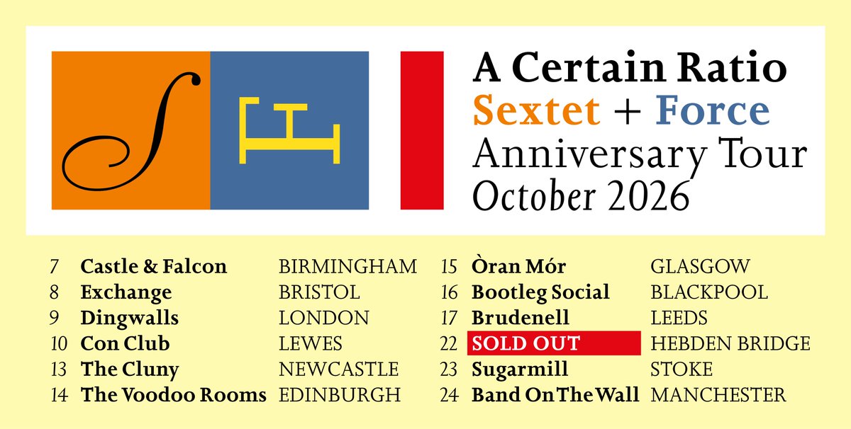 A Certain Ratio tweet media