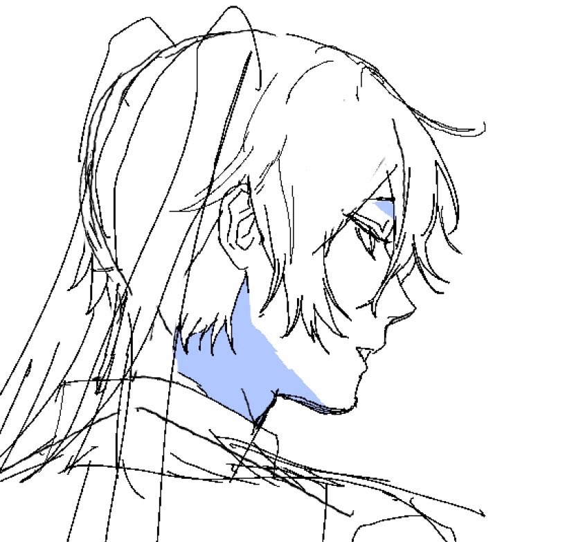 色んな角度の顔をたのしく描けるようになりたいですね