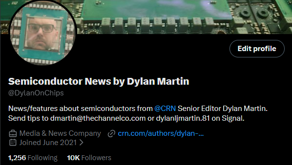 Semiconductor News by Dylan Martin tweet media